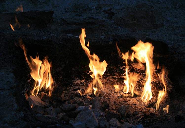 cirali Turcja gaz ogień