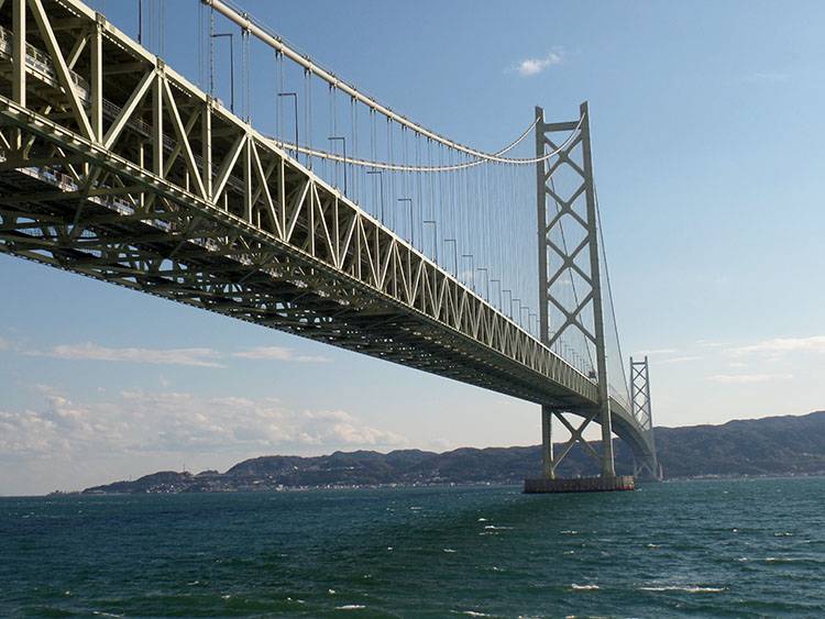 Kobe Japonia most Akashi Kaikyo Bridge atrakcje ciekawostki