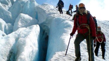 Norwegia lodowce Folgefonna turystyka lodowcowa