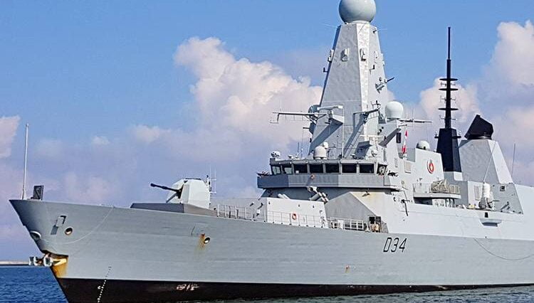 niszczyciel rakietowy HMS Diamond