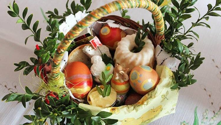 Wielkanoc koszyczek wielkanocny zwyczaje tradycje wielkanocne