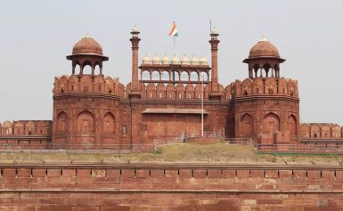 Czerwony Fort w New Delhi