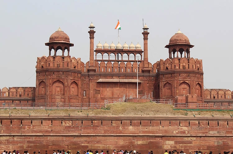 Czerwony Fort w New Delhi