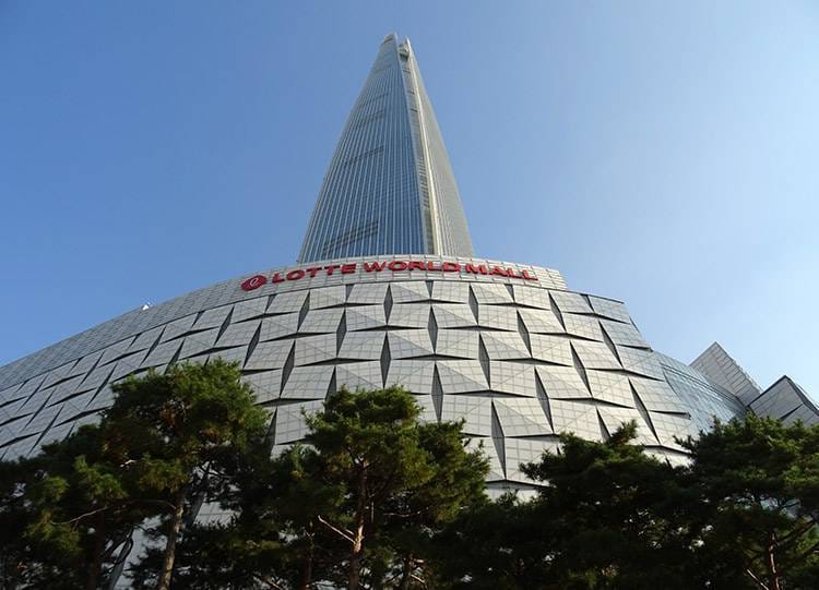 Lotte World Tower Seul Korea Południowa najwyższe wieżowce ciekawostki