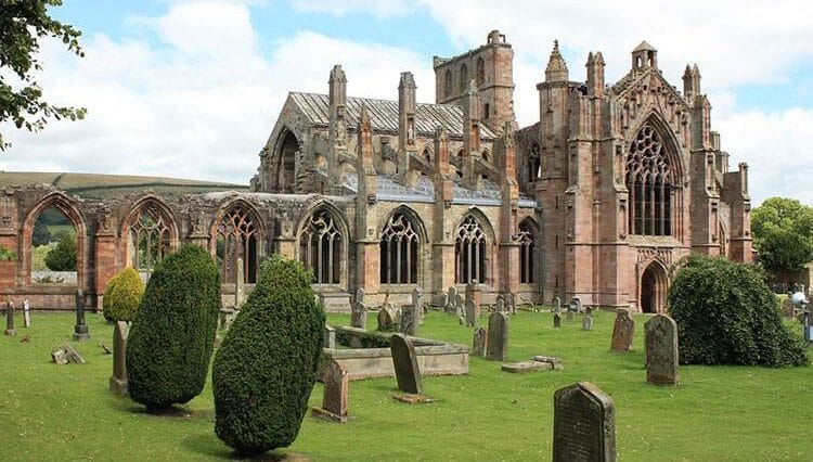 Melrose Abbey opactwo Szkocja
