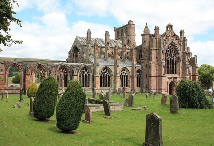 Melrose Abbey opactwo Szkocja