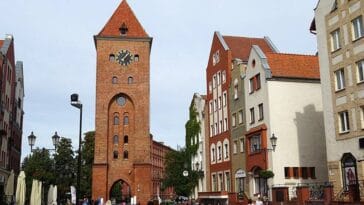 Brama Targowa Elbląg ciekawostki Stare Miasto