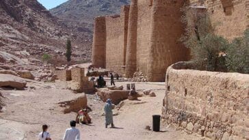 półwysep Synaj Klasztor Świętej Katarzyny Egipt atrakcje