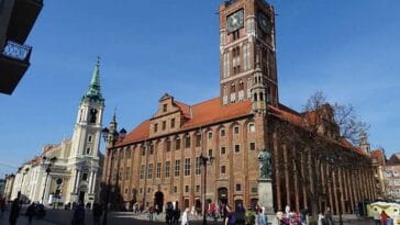 Toruń ratusz Boże Narodzenie święta Wigilia