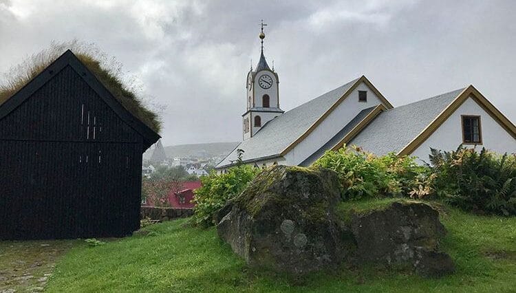 Torshavn stolica Wyspy Owcze stare miasto Tinganes