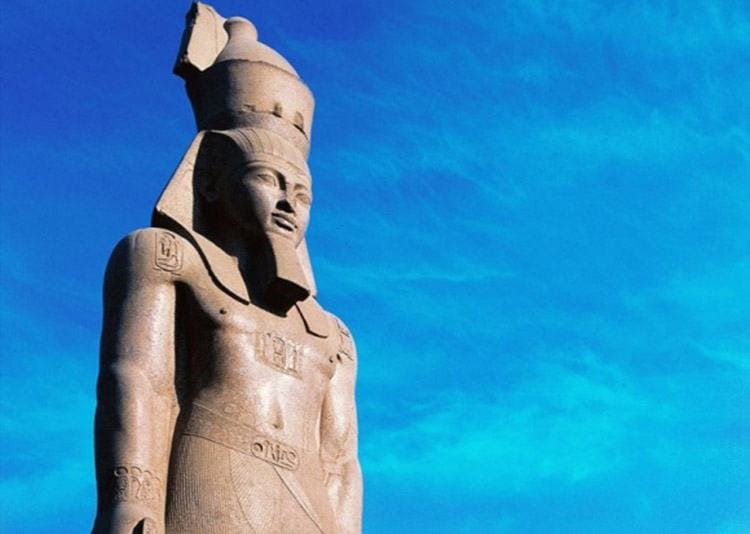 faraon Ramzes II Wielkie Muzeum Egipskie Giza