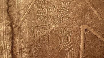 Nazca pająk Peru ciekawostki rysunki