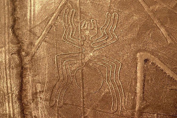 Słynne rysunki z Nazca. Peru