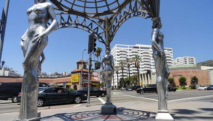 La Brea Four Ladies Hollywood historia ciekawostki Los Angeles USA