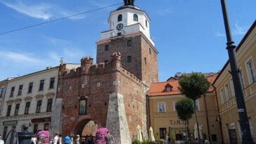 Brama Krakowska ciekawostki Lublin atrakcje zabytki