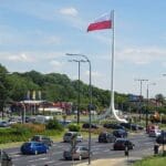 Maszt Niepodległości Lublin flaga