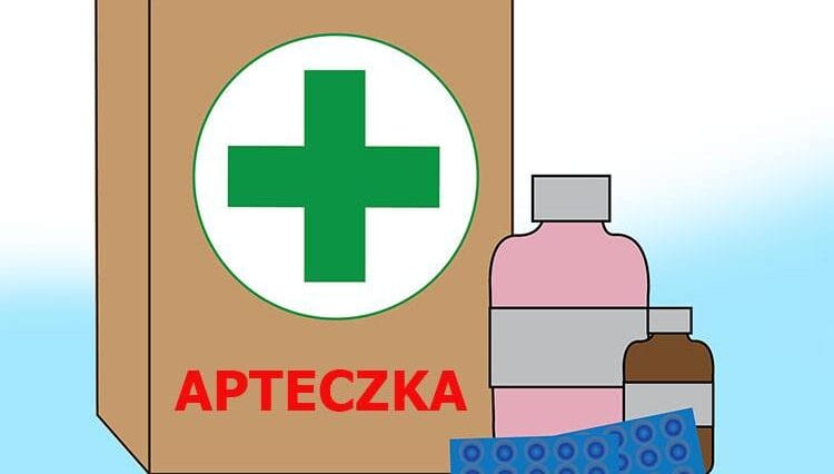 podręczna apteczka wyjazd wakacje turystyka