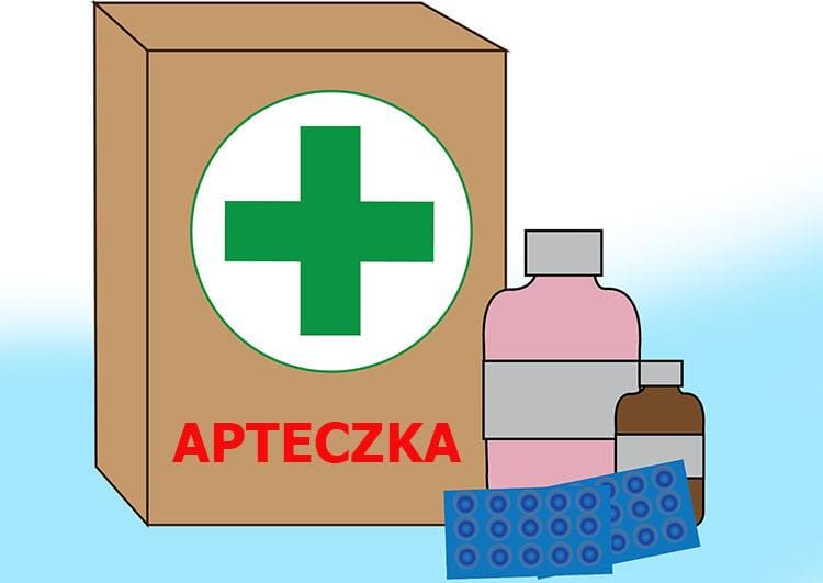 podręczna apteczka wyjazd wakacje turystyka