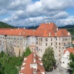 Cesky Krumlov zamek Czechy zamki pałace