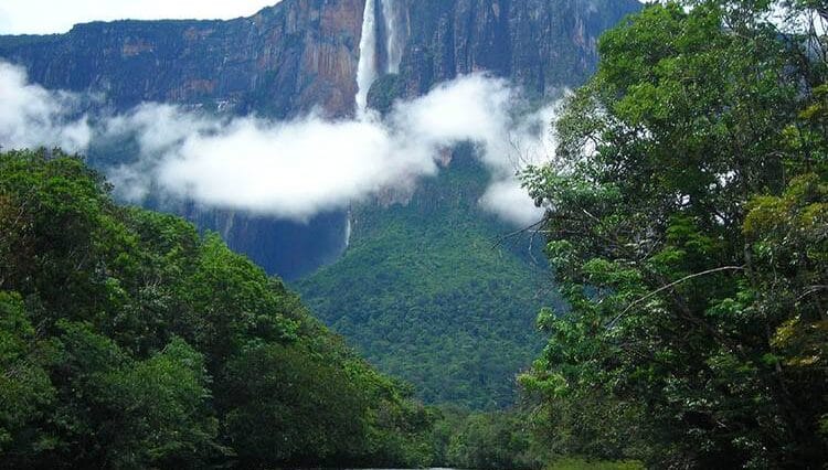 Wenezuela Salto Angel największe wodospady świata