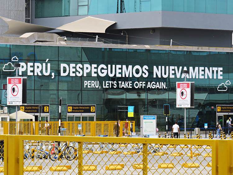 Peru koronawirus pandemia lotnisko Lima