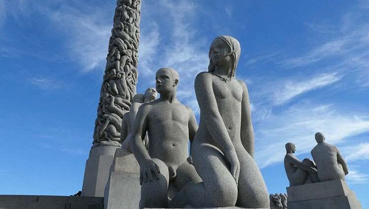 Gustav Vigeland rzeźby Oslo Norwegia