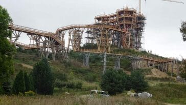 wieża widokowa Kurza Góra Kurzętnik woj. warmińsko-mazurskie