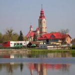 Stryków ciekawostki atrakcje zabytki woj. łódzkie kościół zalew w Strykowie