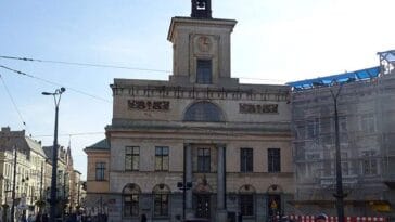 dawny ratusz Łodzi Archiwum Plac Wolności zabytki Lódź