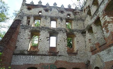 Ruiny zamku. Krupe koło Chełma
