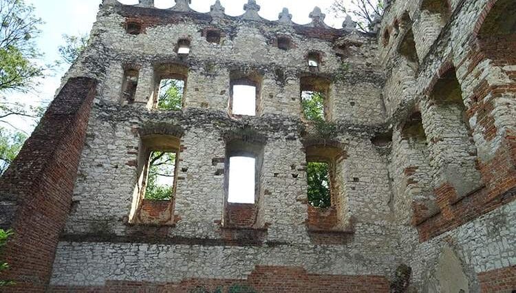 Krupe ruiny zamku w Krupem woj. lubelskie