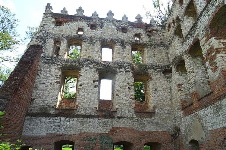 Ruiny zamku. Krupe koło Chełma