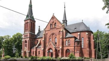 Gorzów Śląski ciekawostki atrakcje zabytki kościół Trójcy Świętej