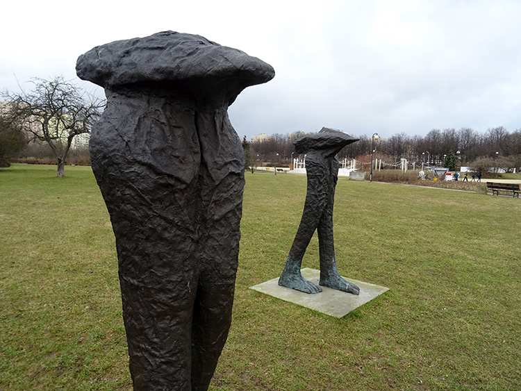 rzeźby Park Bródnowski Bródno atrakcje Warszawa