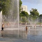 fontanny Park Szymańskiego Warszawa Wola