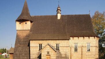 kościół drewniany wieś Libusza ciekawostki atrakcje zabytki woj. małopolskie