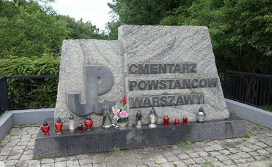 Warszawa. Cmentarz Powstańców Warszawy na Woli