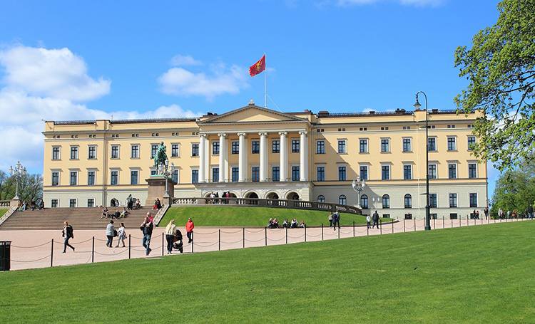 zamek Oslo stolica Norwegii