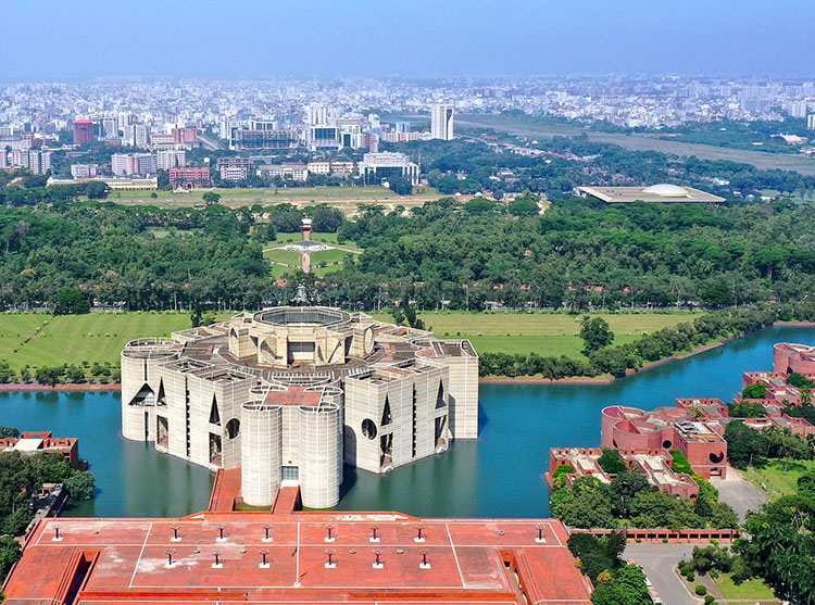 parlament Dhaka ciekawostki zabytki Bangladesz