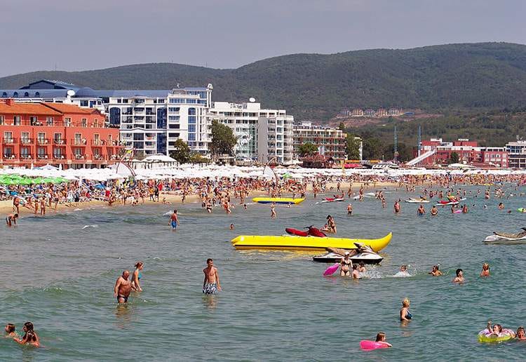 Słoneczny Brzeg Bułgaria atrakcje plaża morze