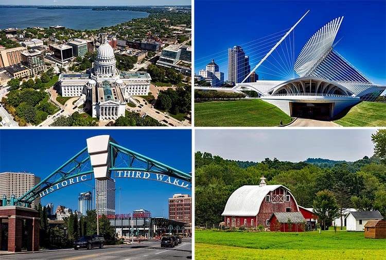 USA stan Wisconsin ciekawostki atrakcje