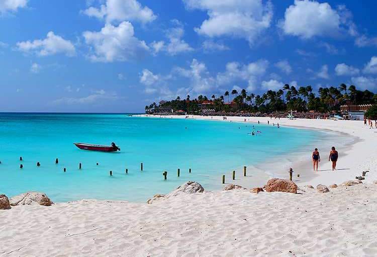 plaża wakacje wyspa Aruba ciekawostki atrakcje