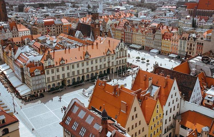 Wrocław punkty widokowe we Wrocławiu