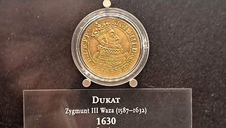 moneta dukat Zygmunt III Waza