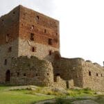 Hammershus zamek ruiny Bornholm