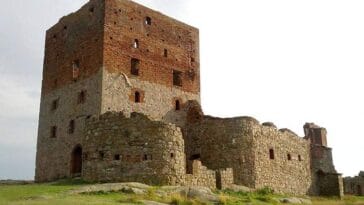 Hammershus zamek ruiny Bornholm