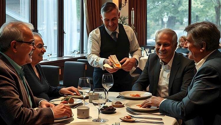 napiwki kelner ile za napiwek w restauracji