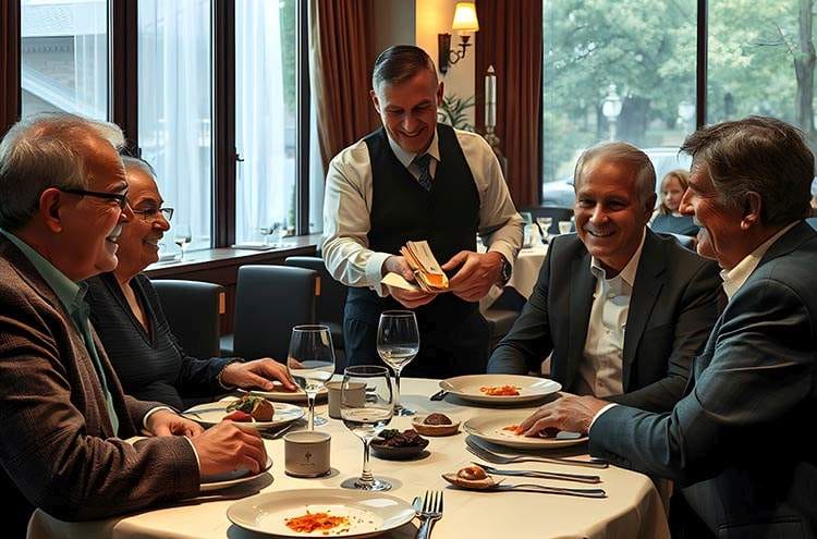 napiwki kelner ile za napiwek w restauracji