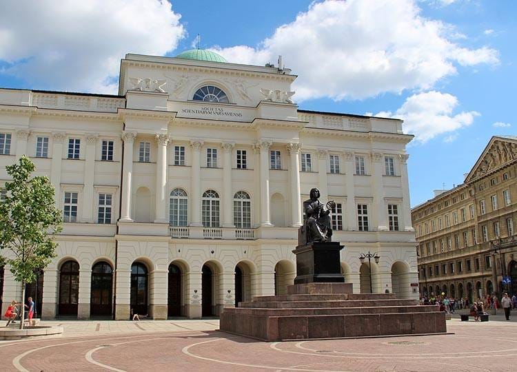 pomnik Mikołaj Kopernika Warszawa