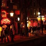 Dzielnica Czerwonych Latarni w Amsterdamie De Wallen Amsterdam